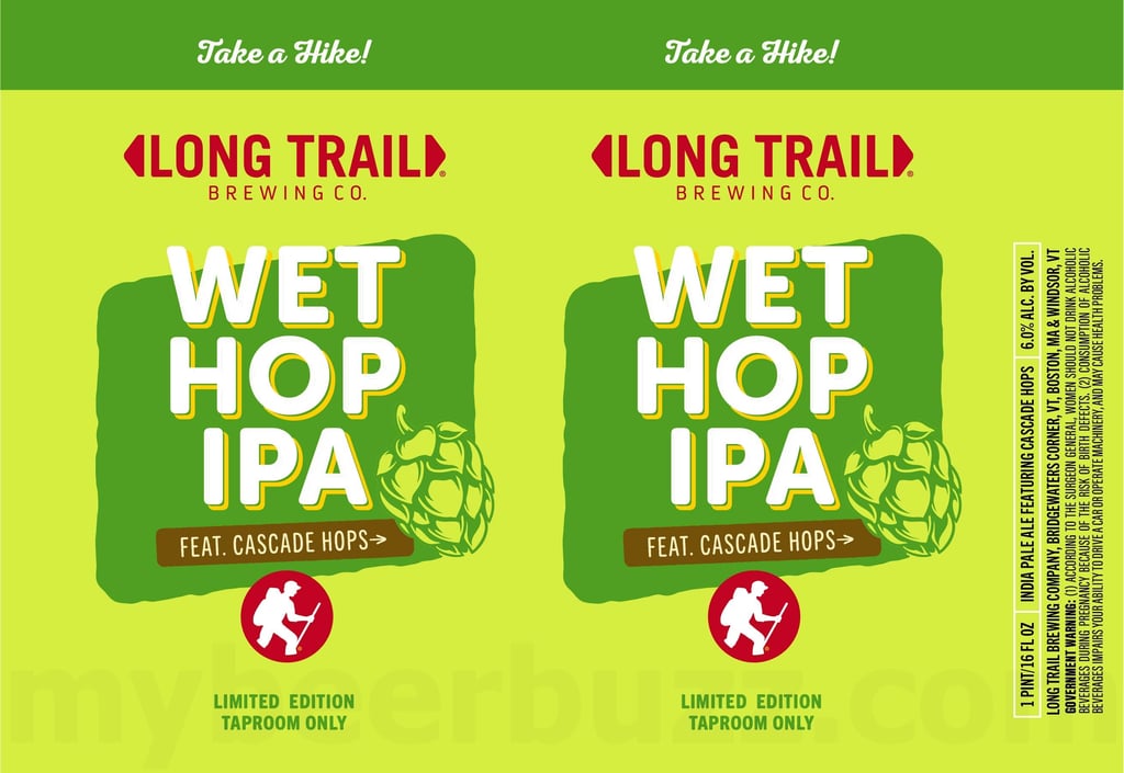2025 Long Trail Wet Hop IPA 16oz Cans
