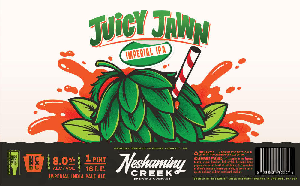 2025 Neshaminy Creek Juicy Jawn 16oz Cans
