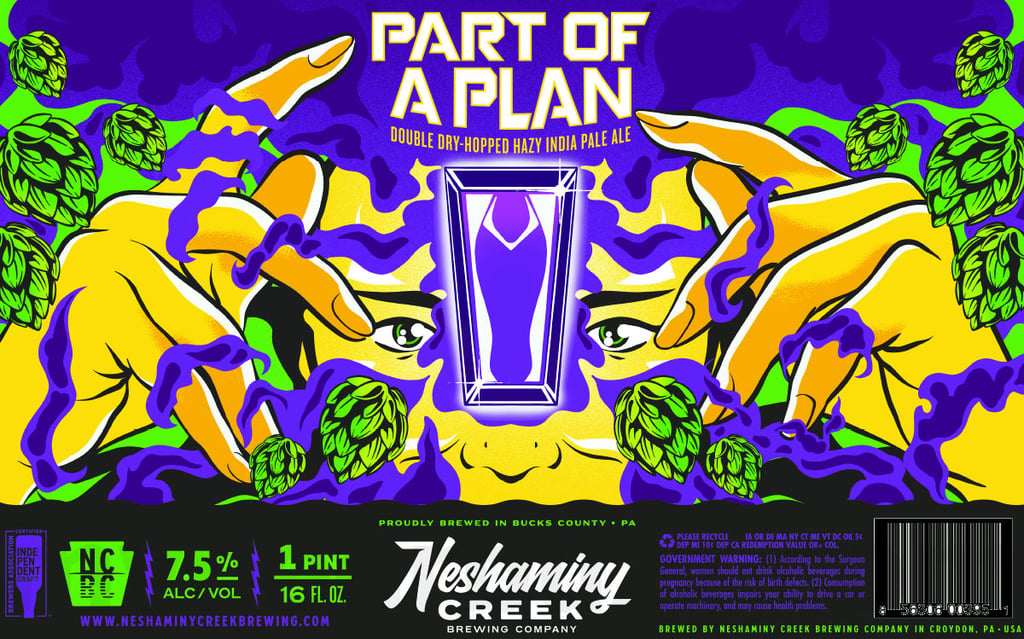 2025 Neshaminy Creek Brewing Part Of A Plan 16oz Cans.
