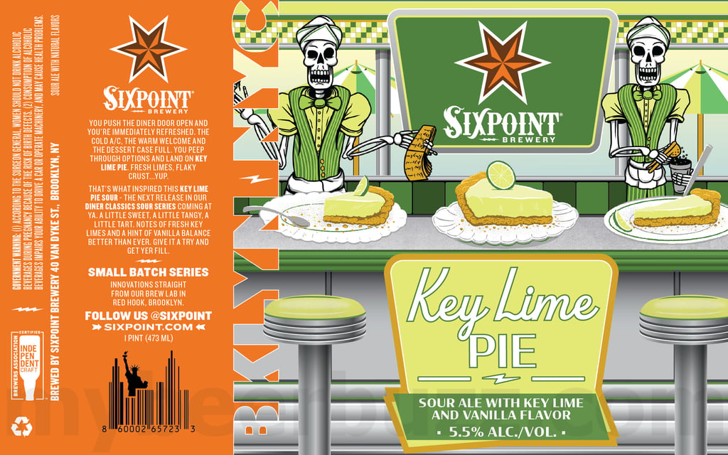 2025 Sixpoint Key Lime Pie 16oz Cans.
