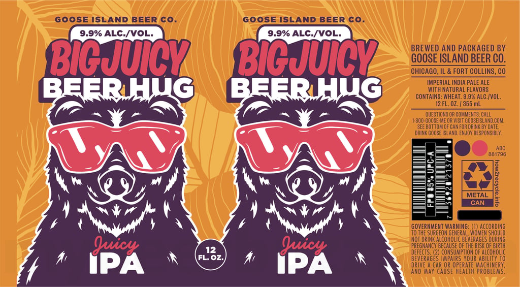 2025 Goose Island Big Juicy Beer Hug 12-oz Cans