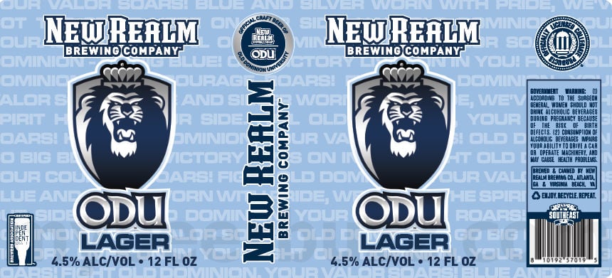 2025 New Realm ODU Lager 12oz Cans
