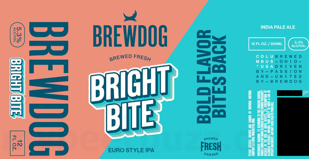 2025 BrewDog Bright Bite 12-oz Cans