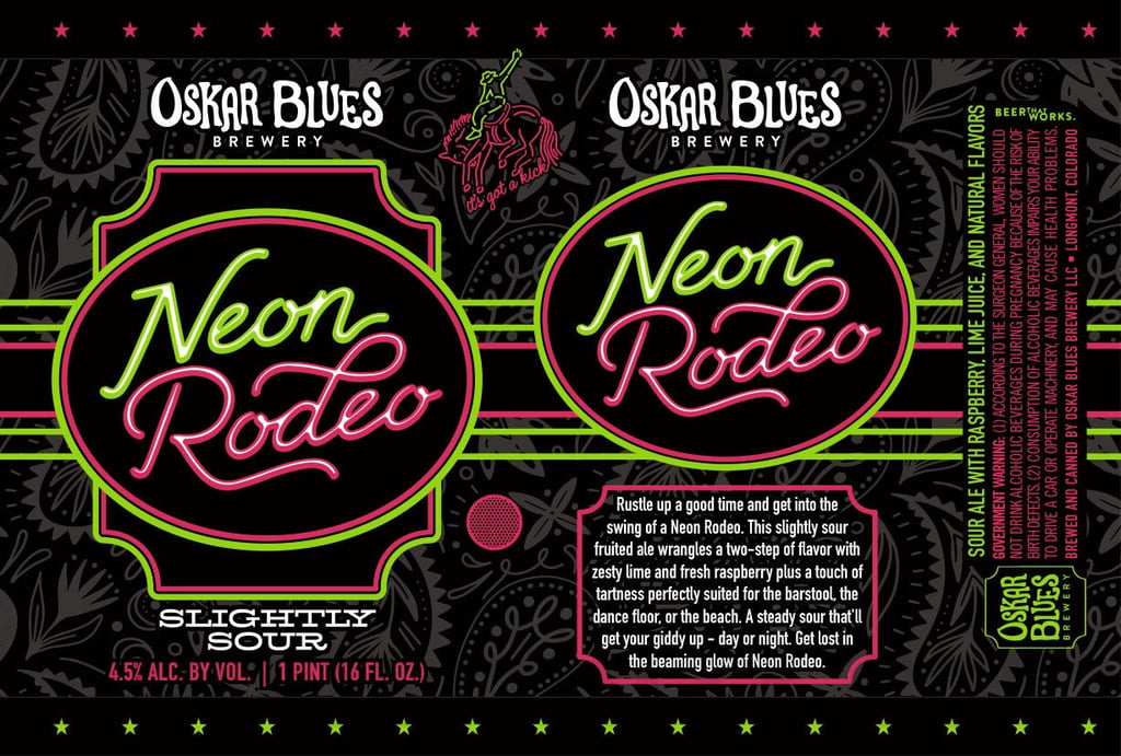 2025 Oskar Blues Beon Rodeo 16oz Cans.
