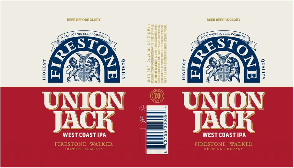 2025 Firestone Walker Union Jack IPA 12oz Cans