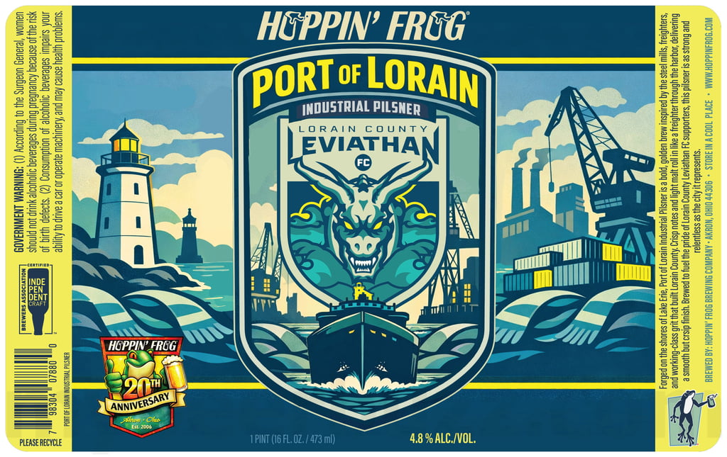 2026 Hoppin' Frog Leviathan Pilsner 16-oz Cans