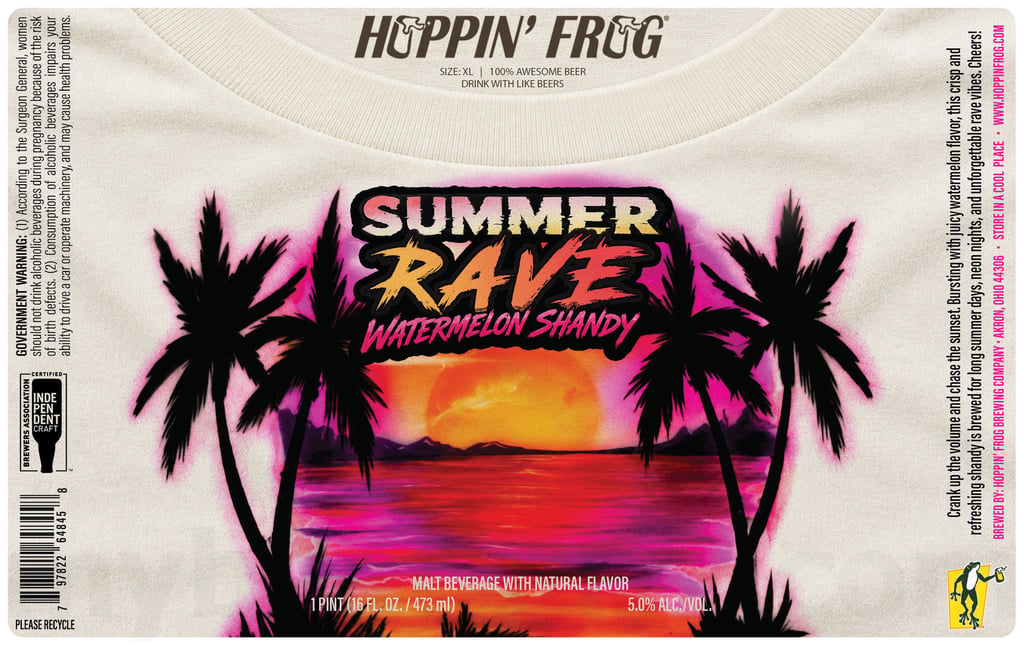 2026 Hoppin' Frog Summer Rave 16-oz Cans