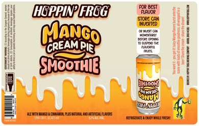 Hoppin’ Frog Adding Mango Cream Pie Smoothie Cans