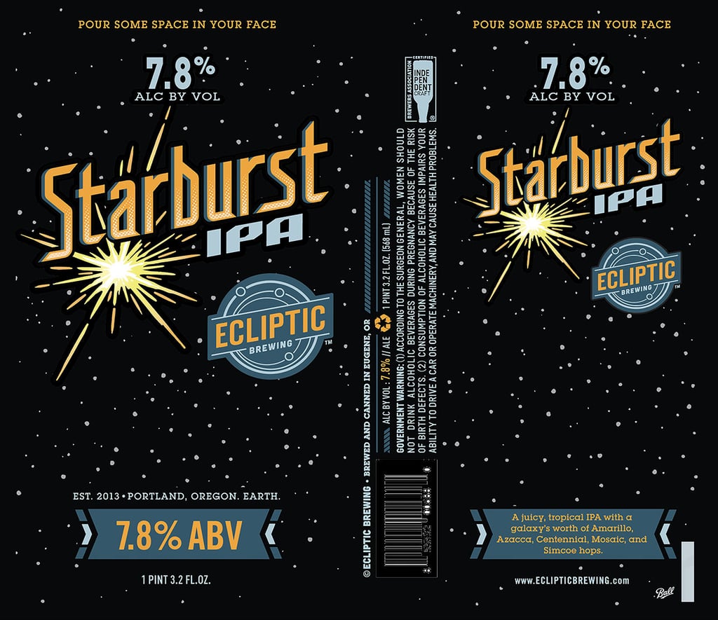 2026 Ecliptic Brewing Starburst IPA 19.2-oz Cans
