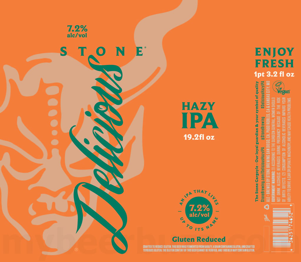 2026 Stone Delicious Hazy 19.2-oz Cans