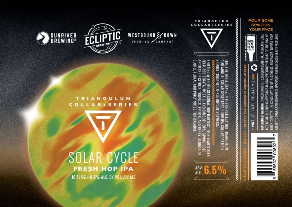 2026 Ecliptic Solar Cycle Fresh Hop IPA 16-oz Cans