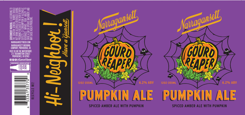 2026 Narragansett Gourd Reaper 12-oz Cans