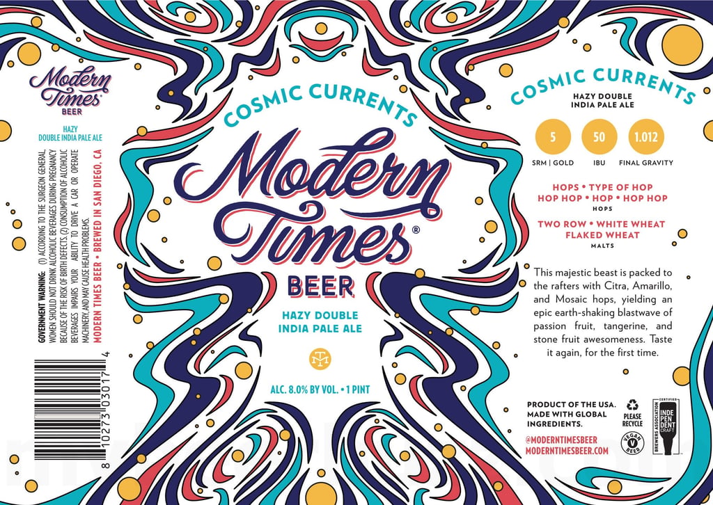 2025 Modern TImes Cosmic Currents 16-oz Cans