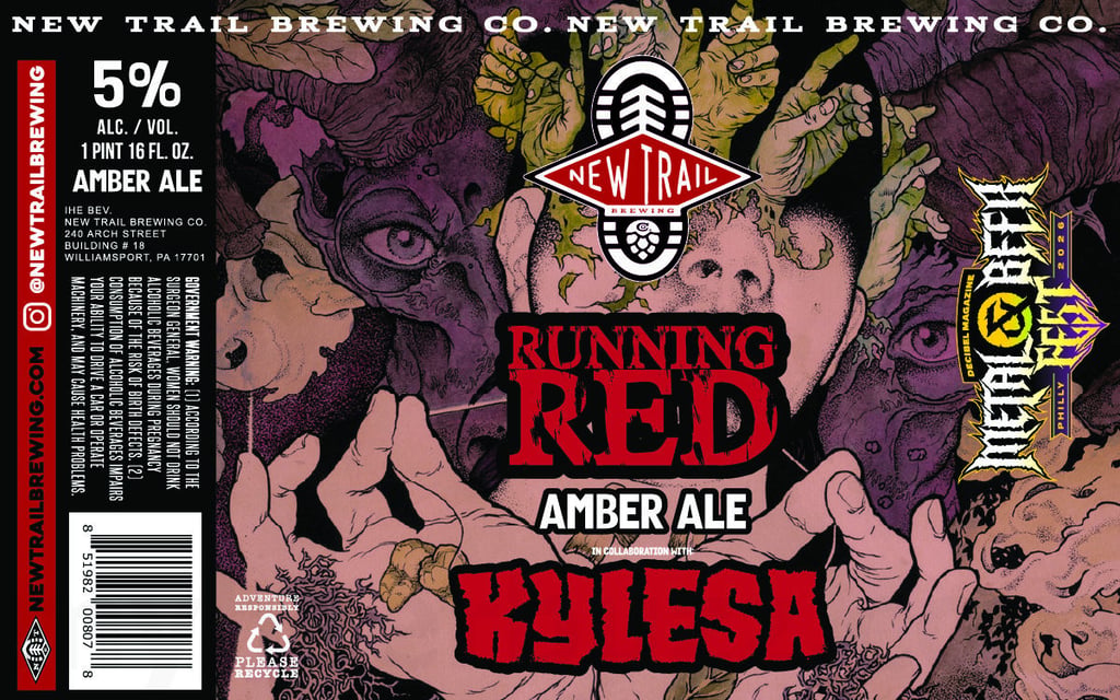 2026 New Trail Running Red 16-oz Cans