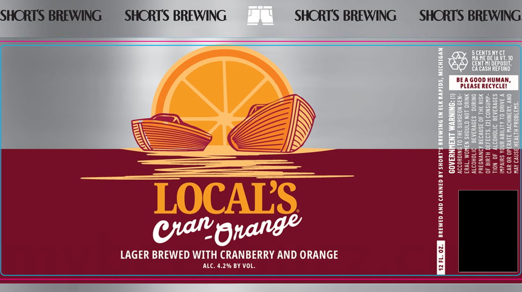 2026 Short's BrewingLocal's Cran-Orange 12-oz Cans