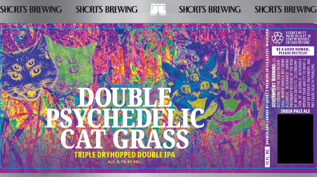 2025 Short's Brewing Double Psychadelic Cat Grass 12oz Cans