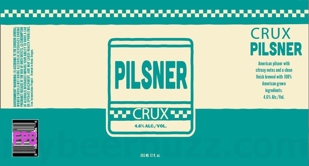 2025 Crux Pilsner 12-oz Cans
