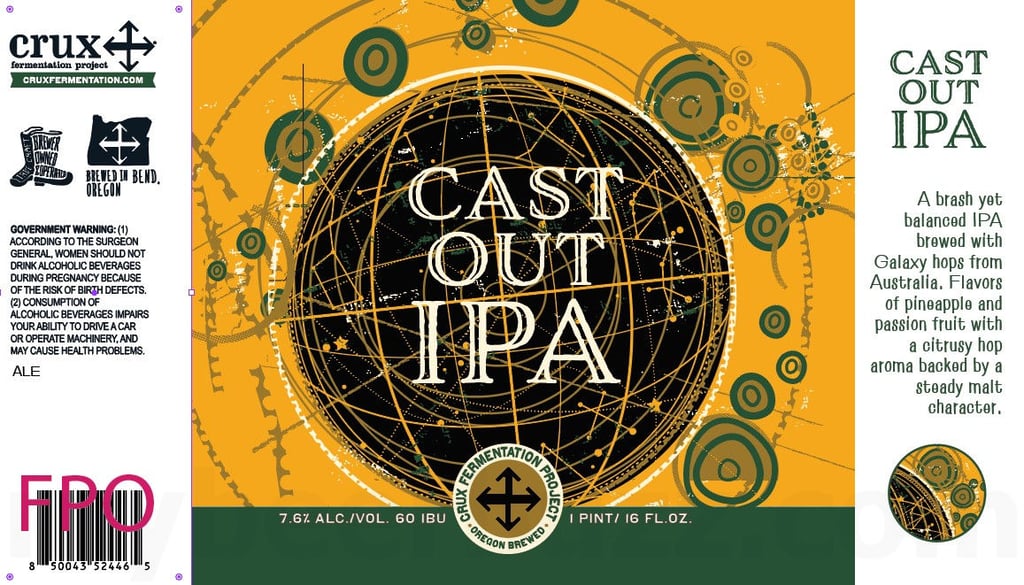 2025 Crux Fermentation Project Cast Out IPA 16-oz Cans