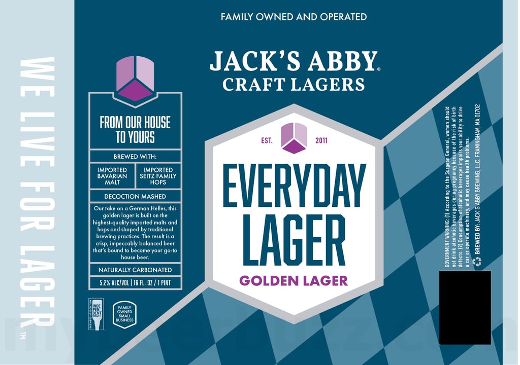 2025 Jack's Abby Everyday Lager 16-oz Cans
