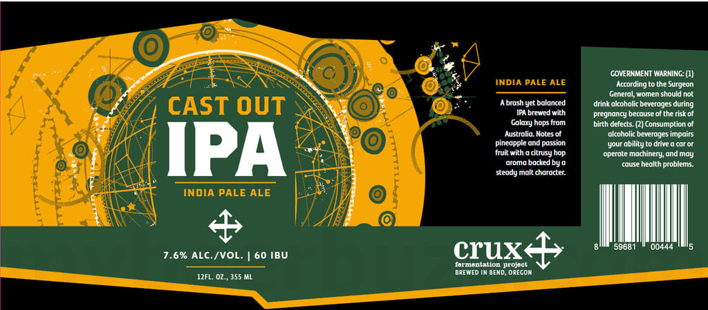 2026 Crux Fermentation Project Cast Out IPA 12-oz Cans