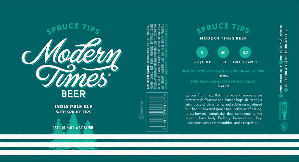 2026 Modern Times Spruce Tips 12-oz Cans
