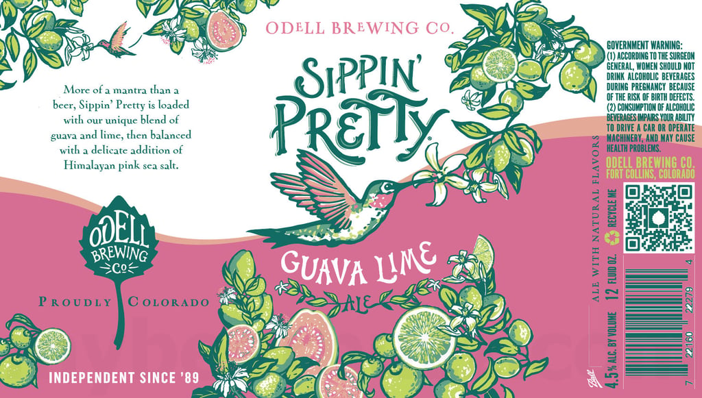 2025 Odell Brewing Sippin' Pretty Guava Lime 12-oz Cans