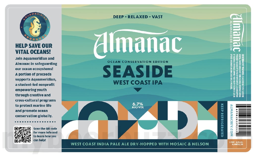 2025 Almanac Seaside 16oz cans.