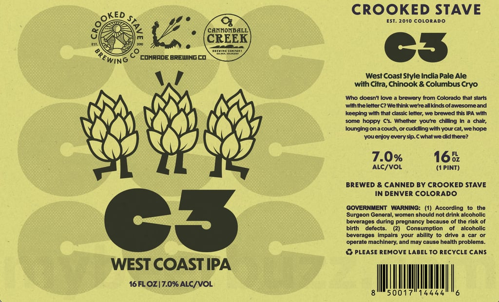 2025 Crooked Stave C3 16-oz Cans