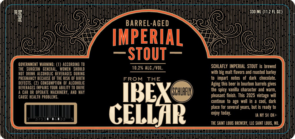 2025 Schlafly Ibex Cellar Barrel-Aged Imperial Stout 11.2-oz Bottles