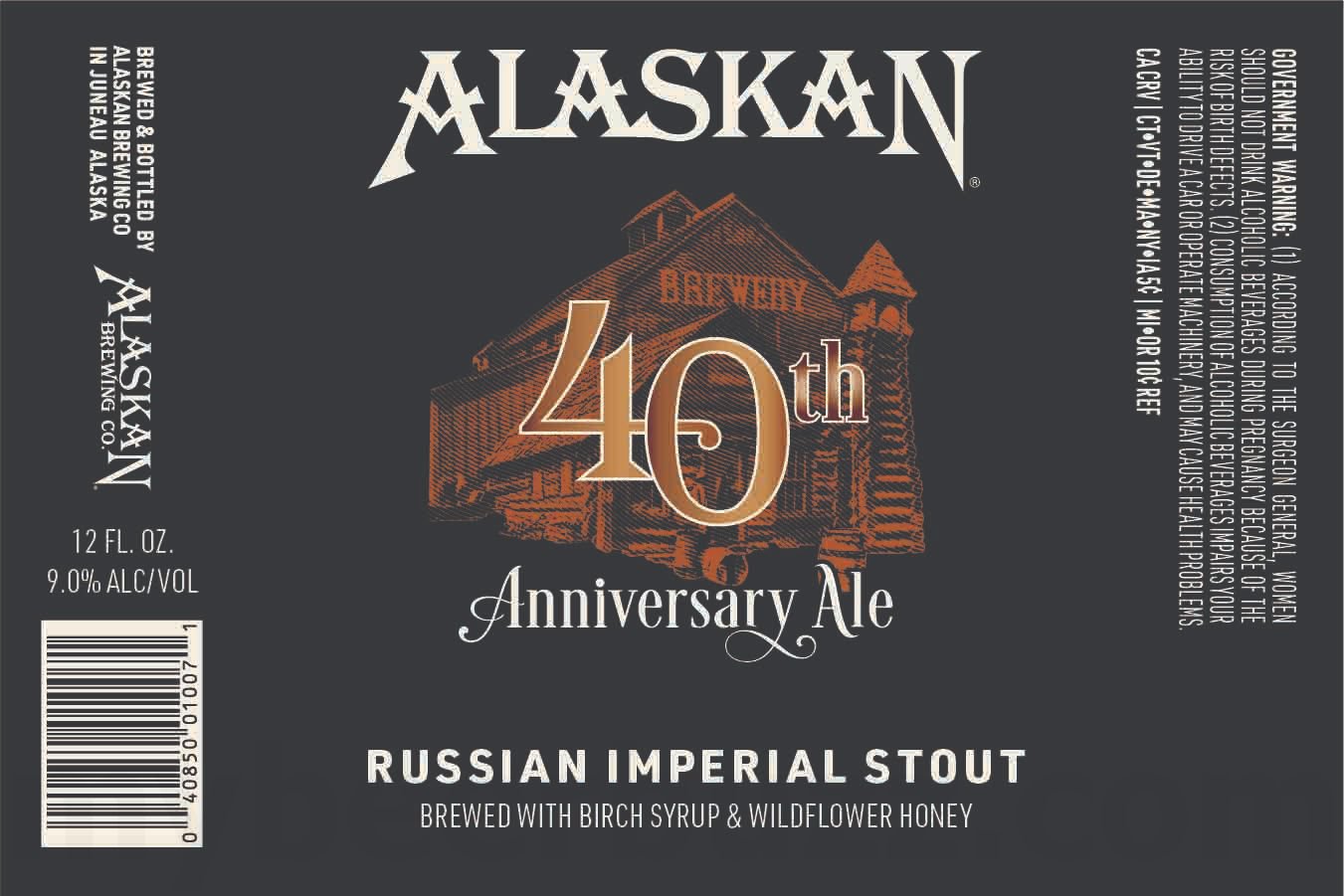 2026 Alaskan 40th Anniversary Ale 12-oz Bottles