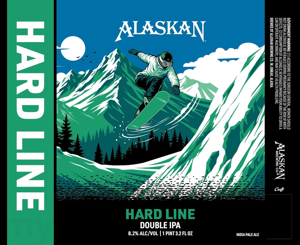 Alaskan Adding Class 5, Ascender, Good Odds, 40th Anniversary Ale, Ridge Break, Hard Line & Winter Ale 8 2026 Alaskan Hard Line 19.2-oz Cans