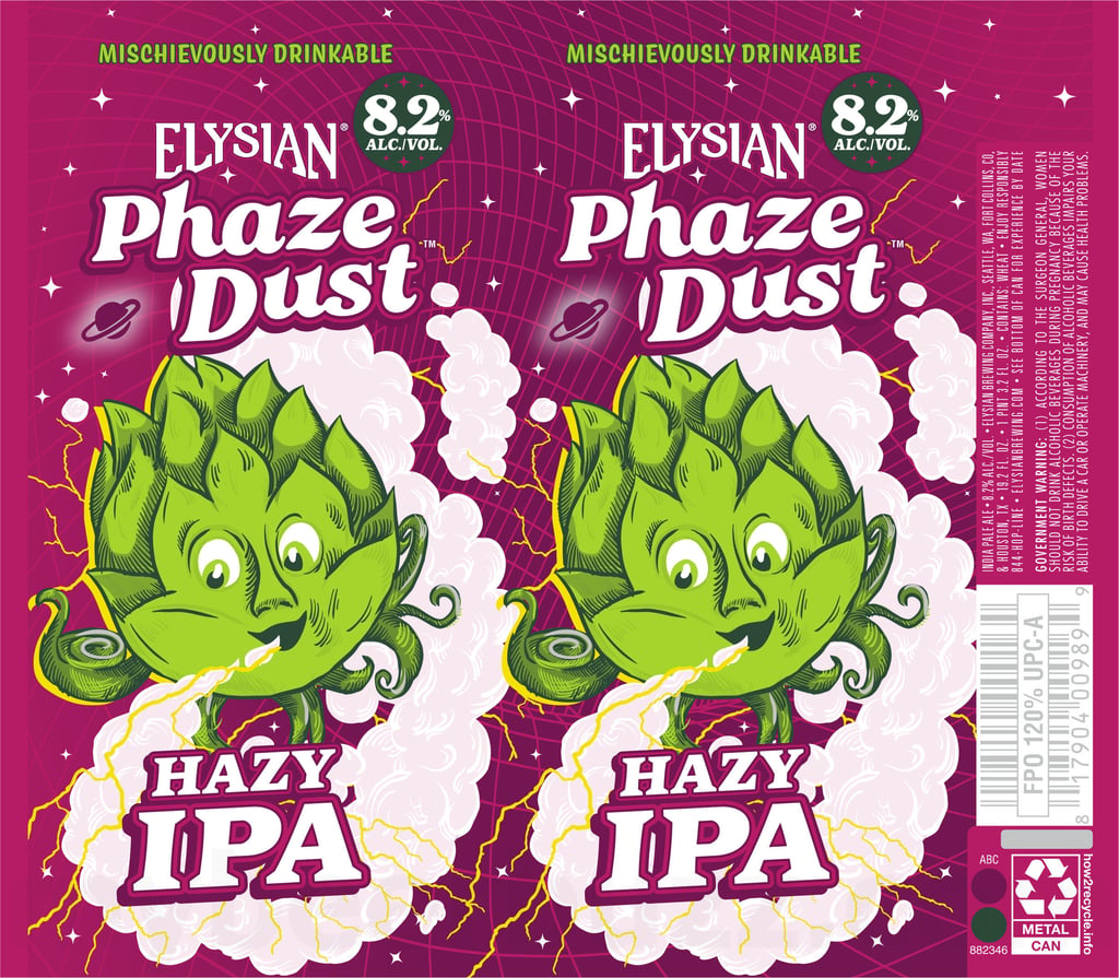 Elysian Working On Phaze Dust Hazy IPA 9 Elysian Phaze Dust