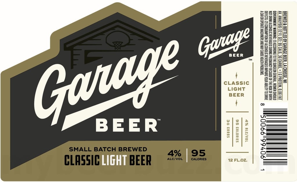 2026 Garage Beer Classic Light Beer 12-oz Cans