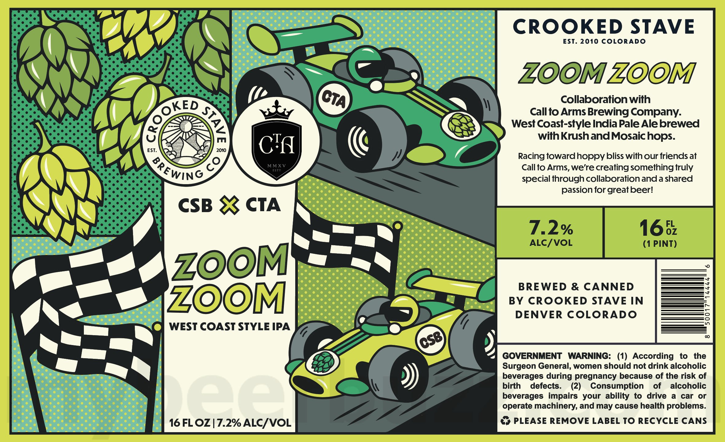2025 Crooked Stave Zoom Zoom Call To Arms Collaboration