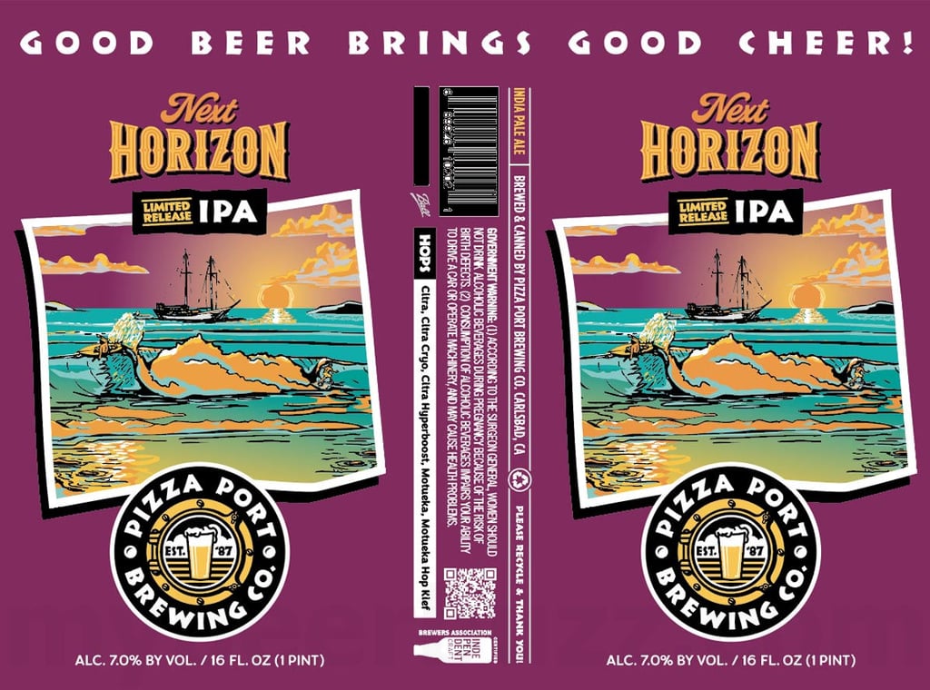 2026 Pizza Port Next Horizon Limited Release IPA 16-oz Cans