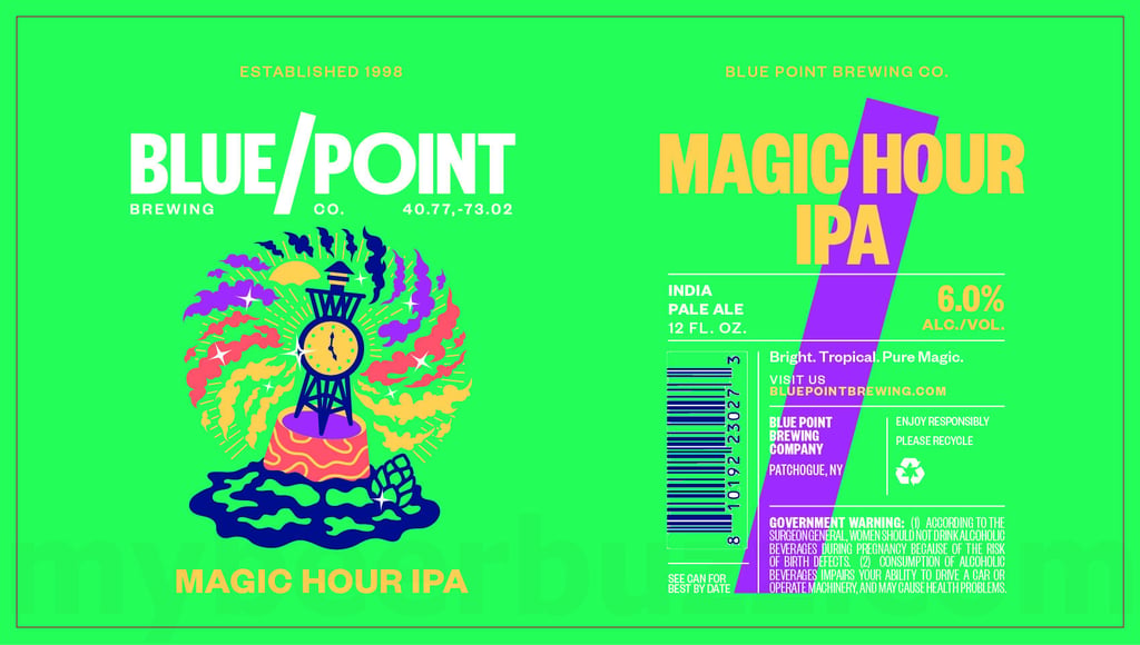 2026 Blue POint Magic Hour IPA 12-oz Cans