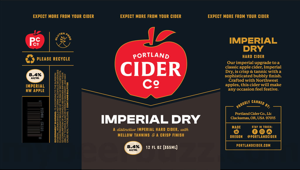 2025 Portland Cider Imperial Dry 12oz Cans