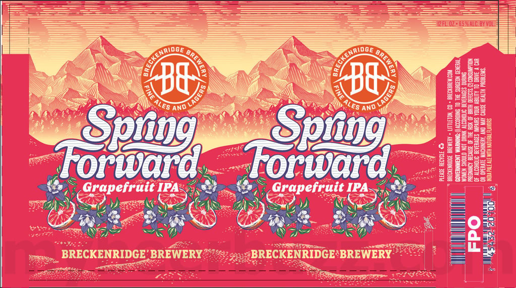 2025 Brewckenridge Brewery Spring Forward 12oz Cans