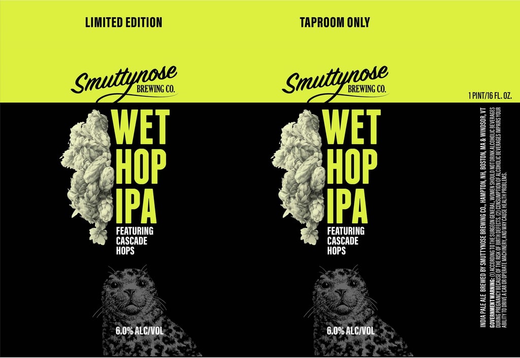 2025 SMuttynose Wet Hop IPA 16oz Cans