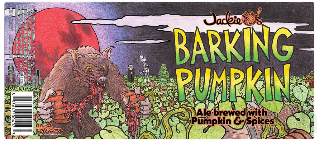 2025 Jackie O's Barking Pumpkin 12oz Cans