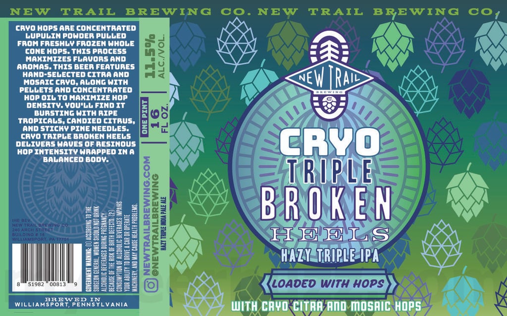 2026 New Trail Brewing Triple Broken Heels 16-oz Cans