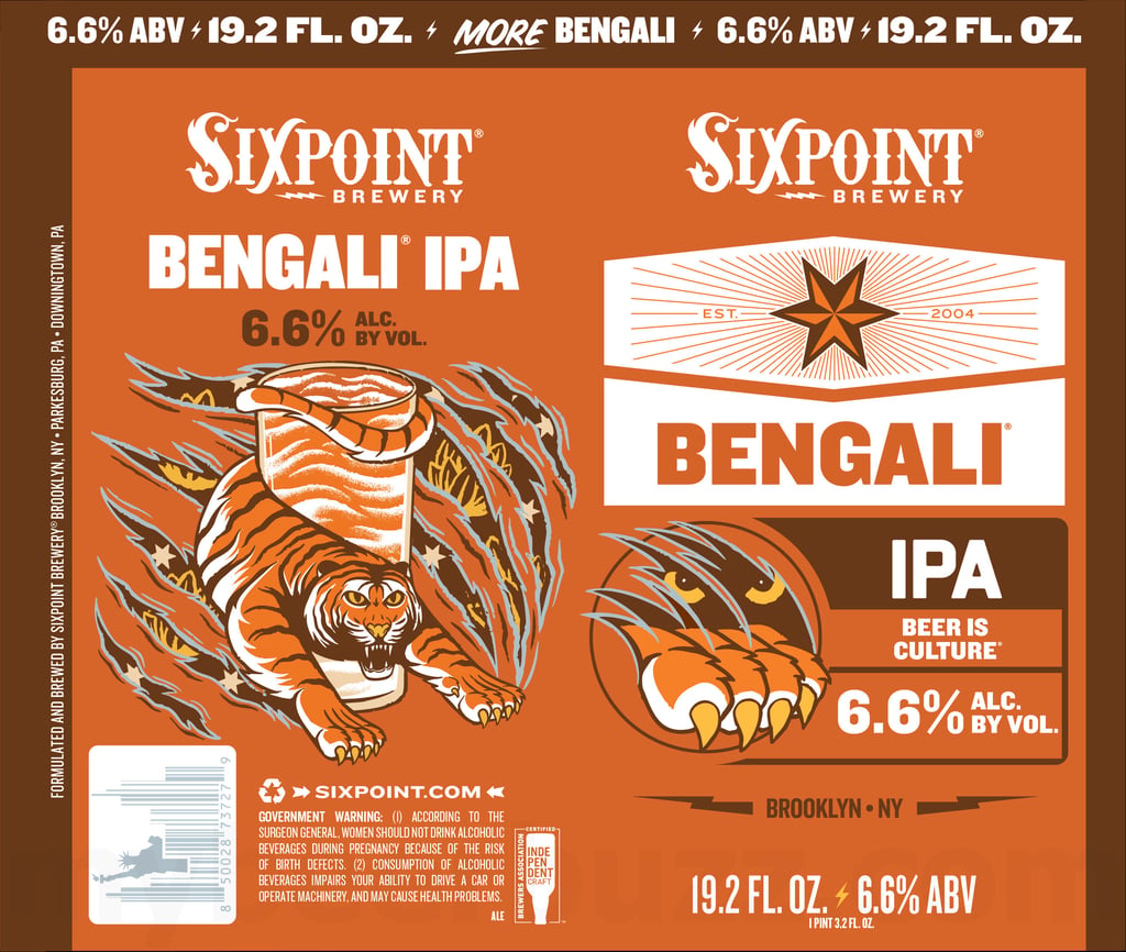 2026 Sixpoint Bengali IPA 19.2-oz Cans