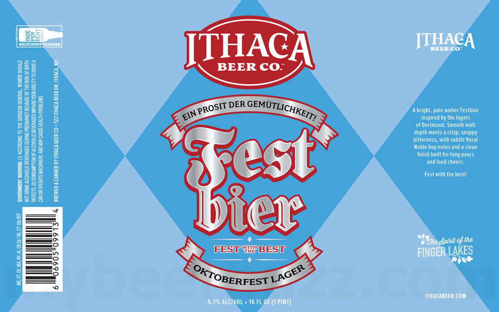 2026 Ithaca Beer Festbier 16-oz Cans