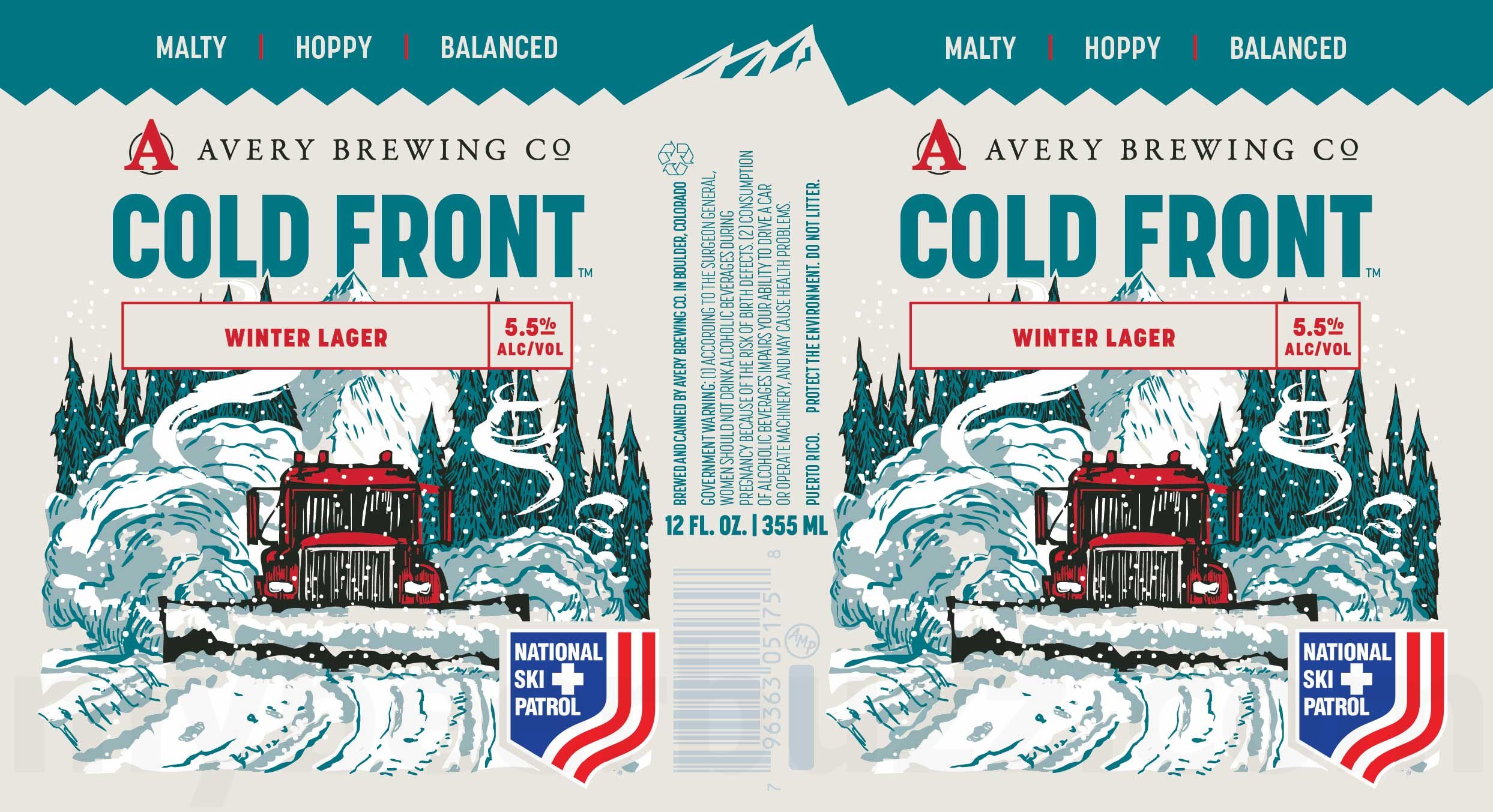 2026 Avery Cold Front 12-oz Cans