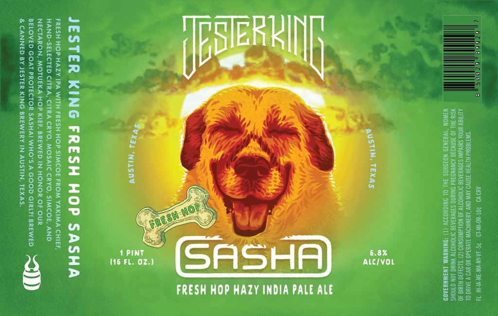 2025 Jester King Sasha Fresh Hop IPA 16-oz Cans
