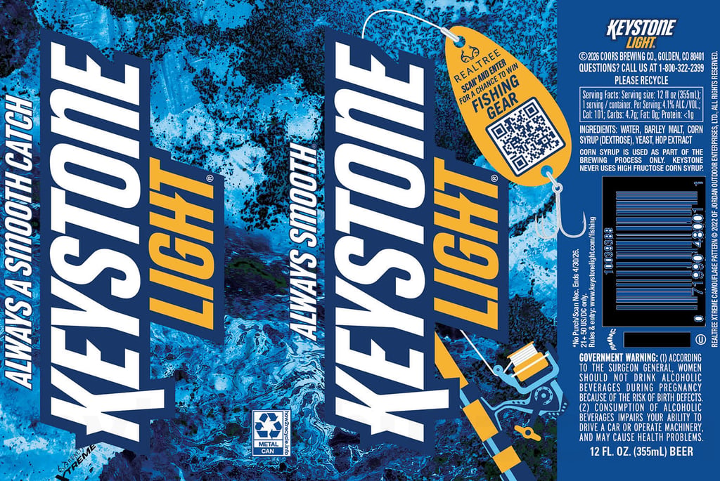2025 Keystone Light FIshing 16-oz Cans
