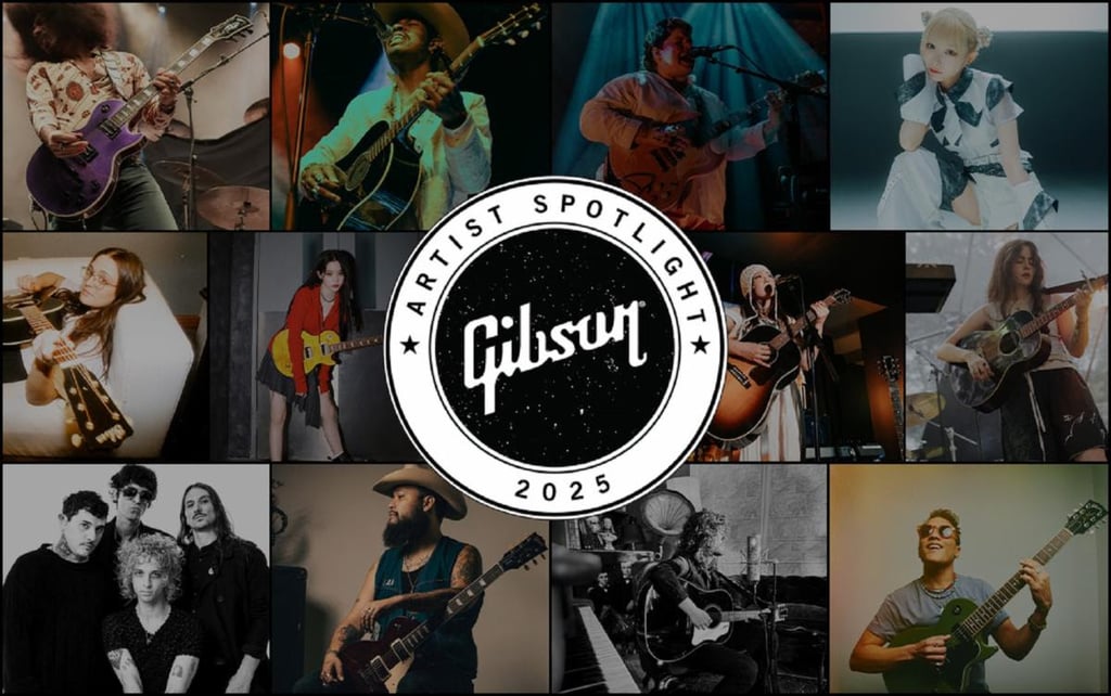Gibson Announces Artist Spotlight Musicians for 2025