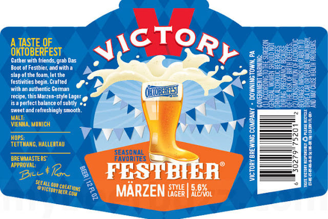 Victory Updating Festbier 2019 Packagaing