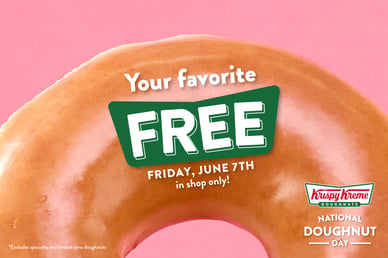 KRISPY KREME® Sweetens National Doughnut Day this Friday, June 7 with ‘Your Favorite Free’ and $2 Original Glazed Dozen BOGO