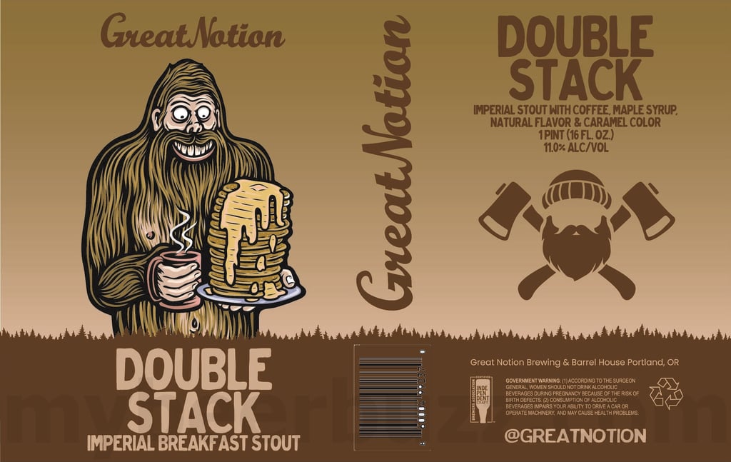Great Notion Adding Double Stack, The Bear, Stamper Stout, Over Ripe, Over Ripe Fruit In The Can, JB & Pigtail
